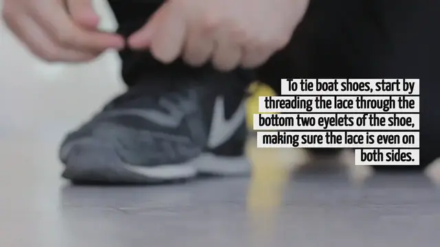 Video thumbnail for How To Tie Boat Shoes