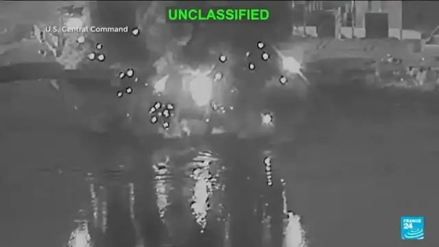 Video thumbnail for US strikes in Iran continue, Trump says reinstates blockade on Strait of Hormuz