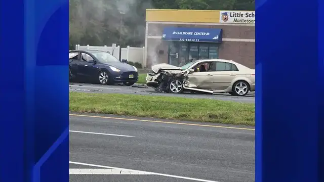 Video thumbnail for ICE agents arrest driver involved in 2-car crash in North Brunswick that injured East Brunswick mayor's wife