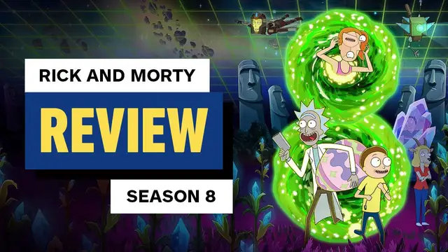 'Video thumbnail for Rick and Morty Season 8 Video Review'