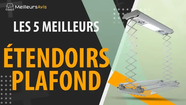 Video thumbnail for ⭐️ MEILLEUR ÉTENDOIR PLAFOND - Avis & Guide d'achat (Comparatif 2021)