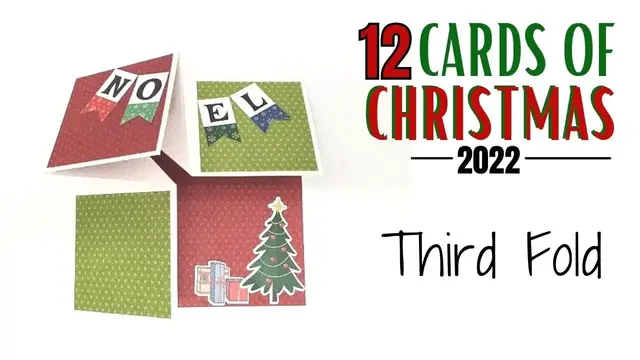 Video thumbnail for 12 Cards of Christmas - Third Fold