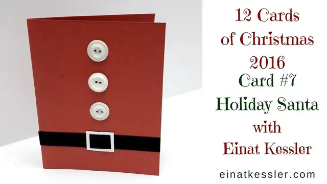 Video thumbnail for 12 Cards of Christmas #7 -  Holiday Santa. CHECK OUT THE LIMITED TIME OFFER IN DESCRIPTION!