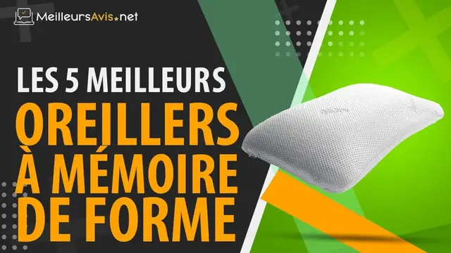 Video thumbnail for ⭐️ MEILLEUR OREILLER À MÉMOIRE DE FORME - Avis & Guide d'achat (Comparatif 2021)