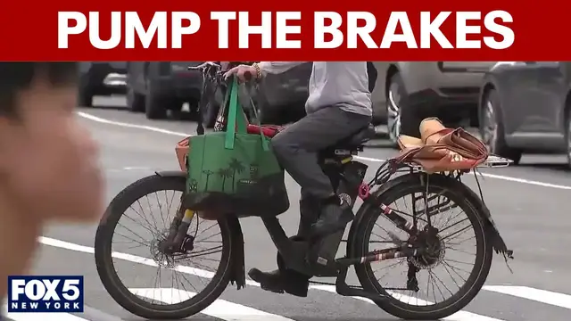Video thumbnail for NYC Council to debate 23 bills on e-bike and scooter safety