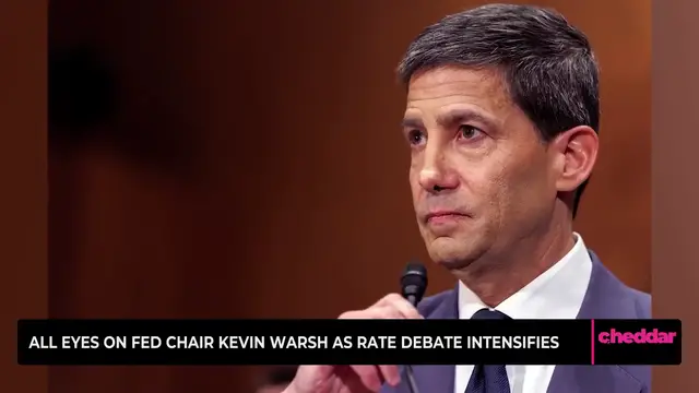 Video thumbnail for All Eyes on Fed Chair Kevin Warsh as Rate Debate Intensifies