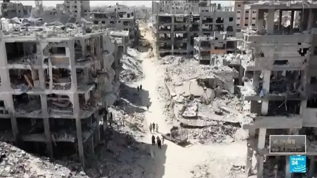 'Video thumbnail for A look back at two years of devastating conflict in Gaza'