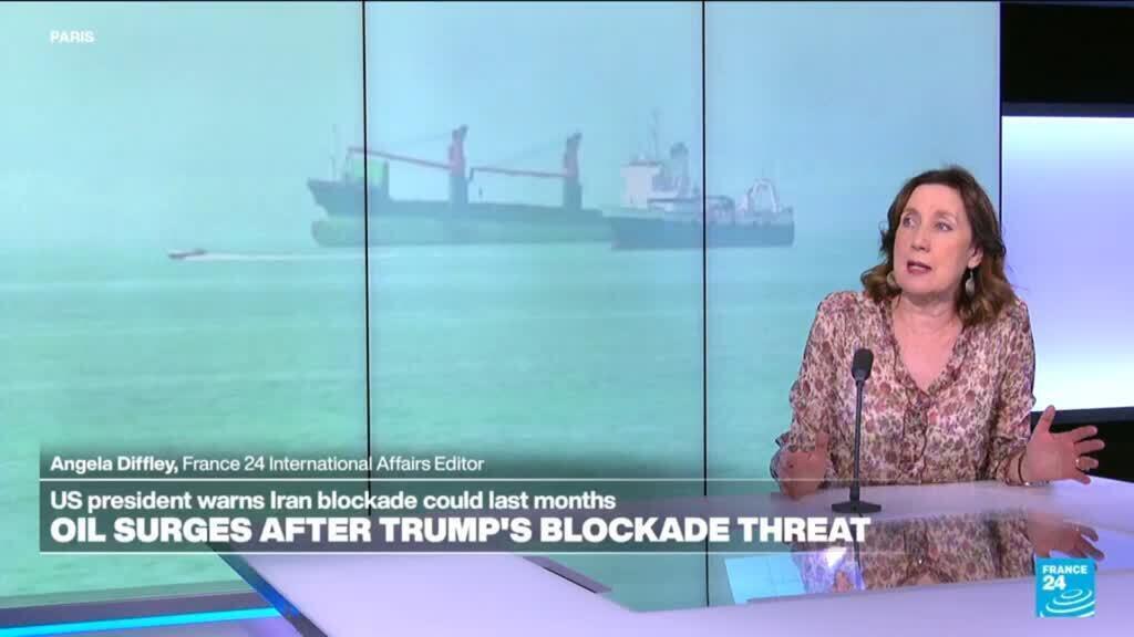 Video thumbnail for Strait of Hormuz blockade: 'Who will blink first' ?
