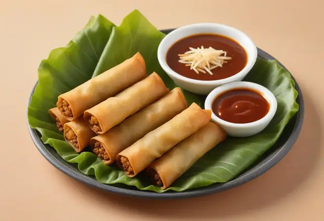 Video thumbnail for Lumpia (Filipino Spring Rolls)