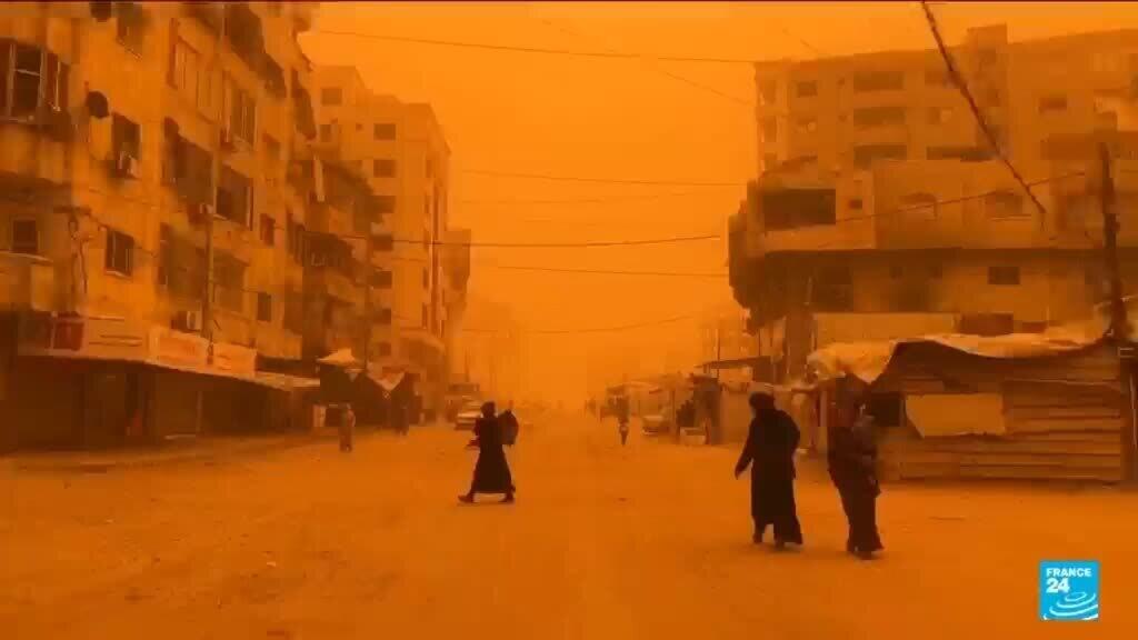 Video thumbnail for Gaza hit by strongest sandstorm in over five years
