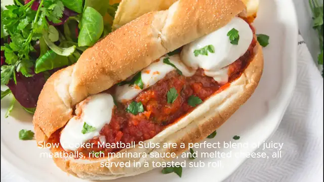 Video thumbnail for Slow Cooker Meatball Subs