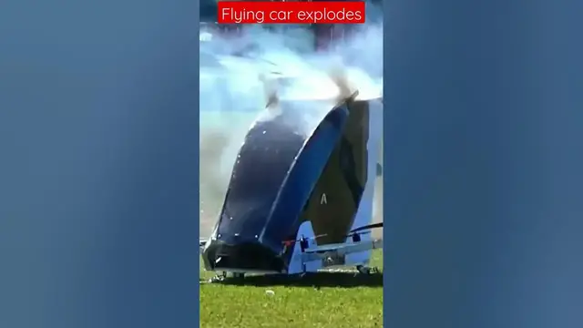 Video thumbnail for Fling car explodes during the test flight #Flying #car #explodes #like #subscribe #flight