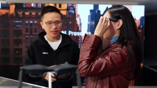 Video thumbnail for China: Chinese tech firms push smart‑glasses worldwide, reshaping consumer AI experience.