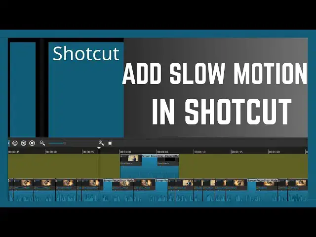 'Video thumbnail for How To Add Slow Motion On Videos In Shotcut | Shotcut Tutorials'
