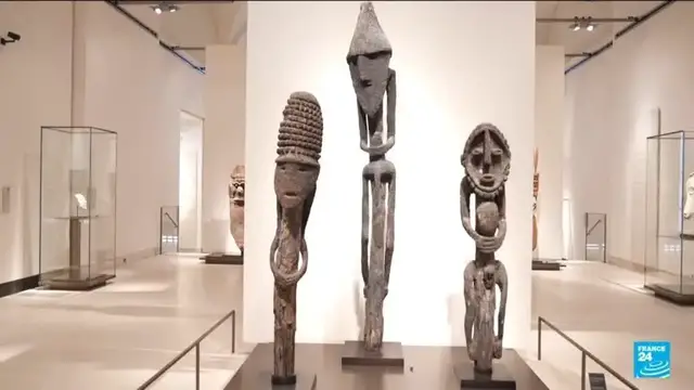 Video thumbnail for New gallery opens at the Louvre with 130 works from Louvre and Quai Branly