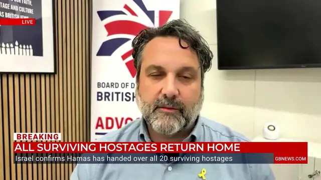 'Video thumbnail for WATCH: Cousin of murdered hostage says Israel may 'need to halt' release of prisoners'