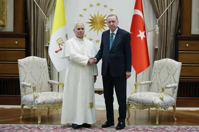 Video thumbnail for Pope Leo XIV Turkiye visit: Head of Roman Catholic church warns of world tensions
