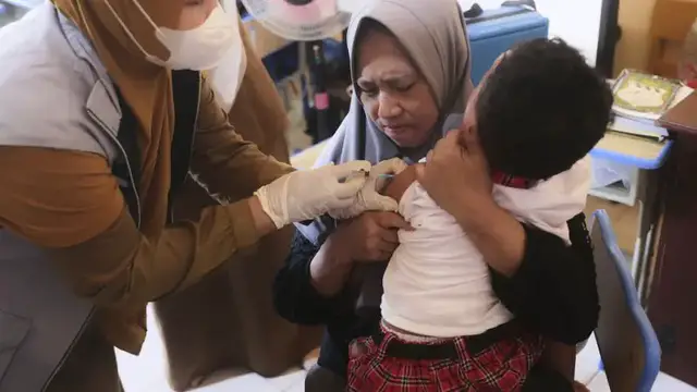 'Video thumbnail for Measles outbreak kills 17 in Indonesia’s east java'