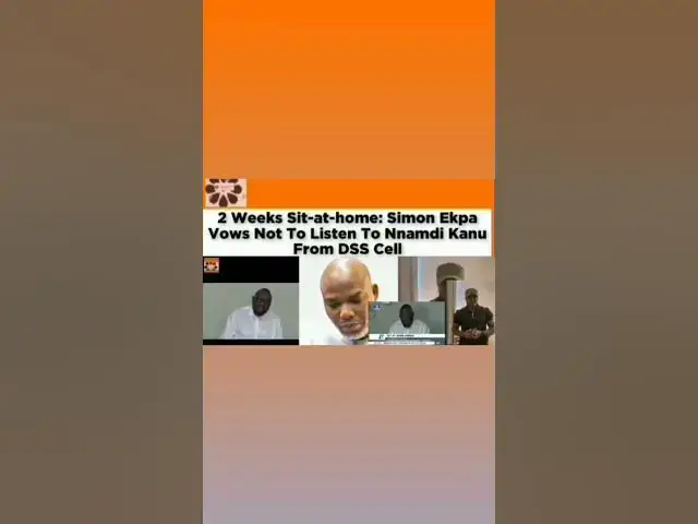 Video thumbnail for 2 Weeks Sit-at-home: Simon Ekpa Vows Not To Listen To Nnamdi Kanu From DSS Cell ~ OsazuwaAkonedo