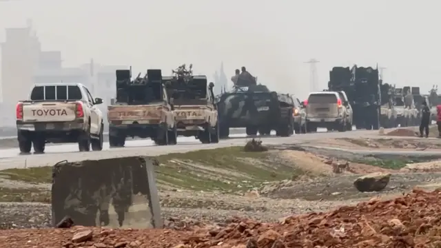 Video thumbnail for Syrian army declares military zones in rural Aleppo as SDF destroys bridges