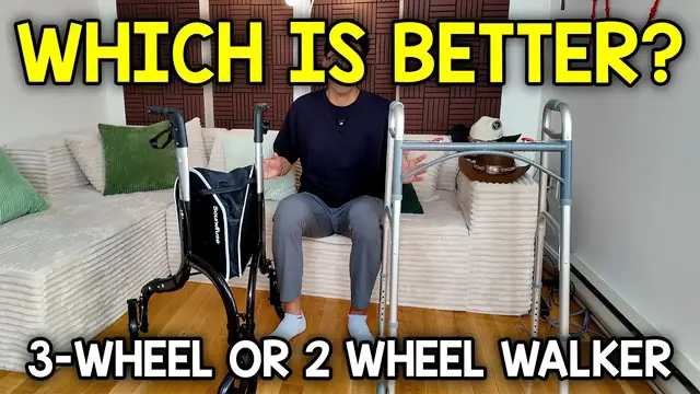 Video thumbnail for 2 Wheel Vs 3 Wheel Walker (Drive Medical or Soundfuse Rollator)