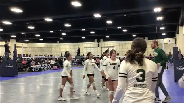 'Video thumbnail for Academy Volleyball Club 14 Premier Volleyball Match'