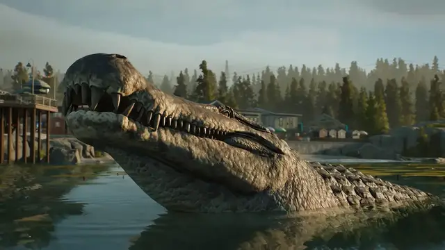 Video thumbnail for Jurassic World Evolution 3: Crocodilia Coast - Official Launch Trailer