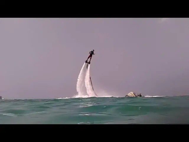 Video thumbnail for Flyboarding by Hydro Water Sport at JBR
