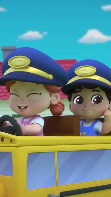 Video thumbnail for Wheels On The Bus Part 1 🚌 Cam & Sam