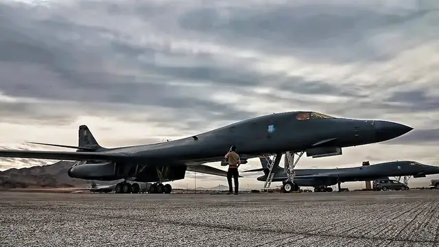 'Video thumbnail for USAF B-1B Bombers At Red Flag 21-1'