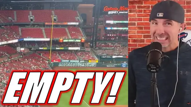 'Video thumbnail for St. Louis Cardinals Fans Send A STATEMENT To Ownership/Front Office With Record Low Attendance!'
