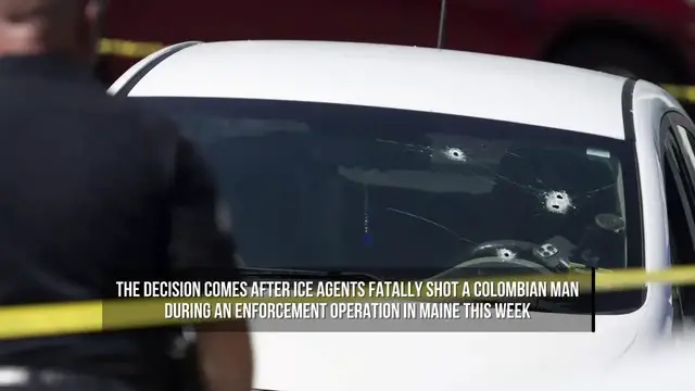 Video thumbnail for ICE Suspends Most Vehicle Stops After Fatal Shootings Spark Outcry.