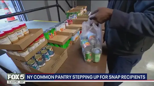 'Video thumbnail for NY Common Pantry stepping up for SNAP recipients'