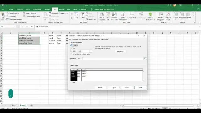 Video thumbnail for How to Reverse Concatenate Formula in Excel