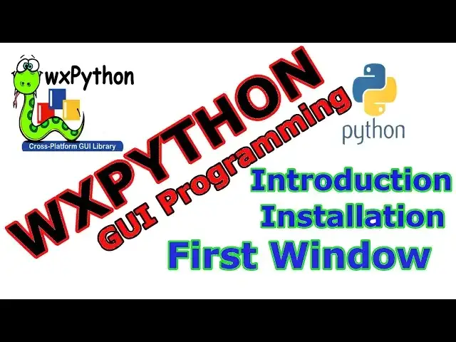 'Video thumbnail for Wxpython GUI Programming Introduction And First Frame #1'