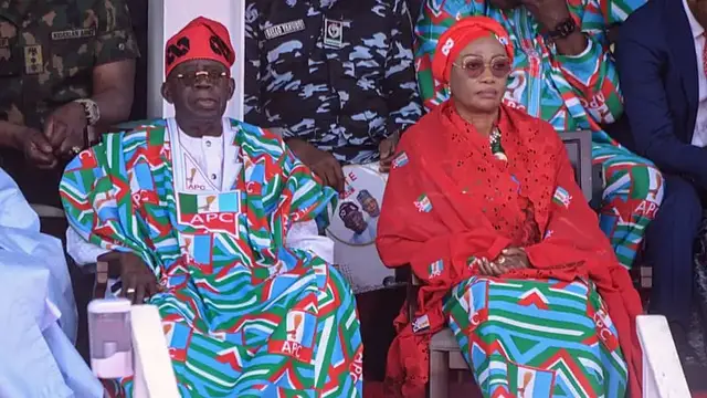 Video thumbnail for Nigeria's Tinubu defends policies as he launches re-election bid