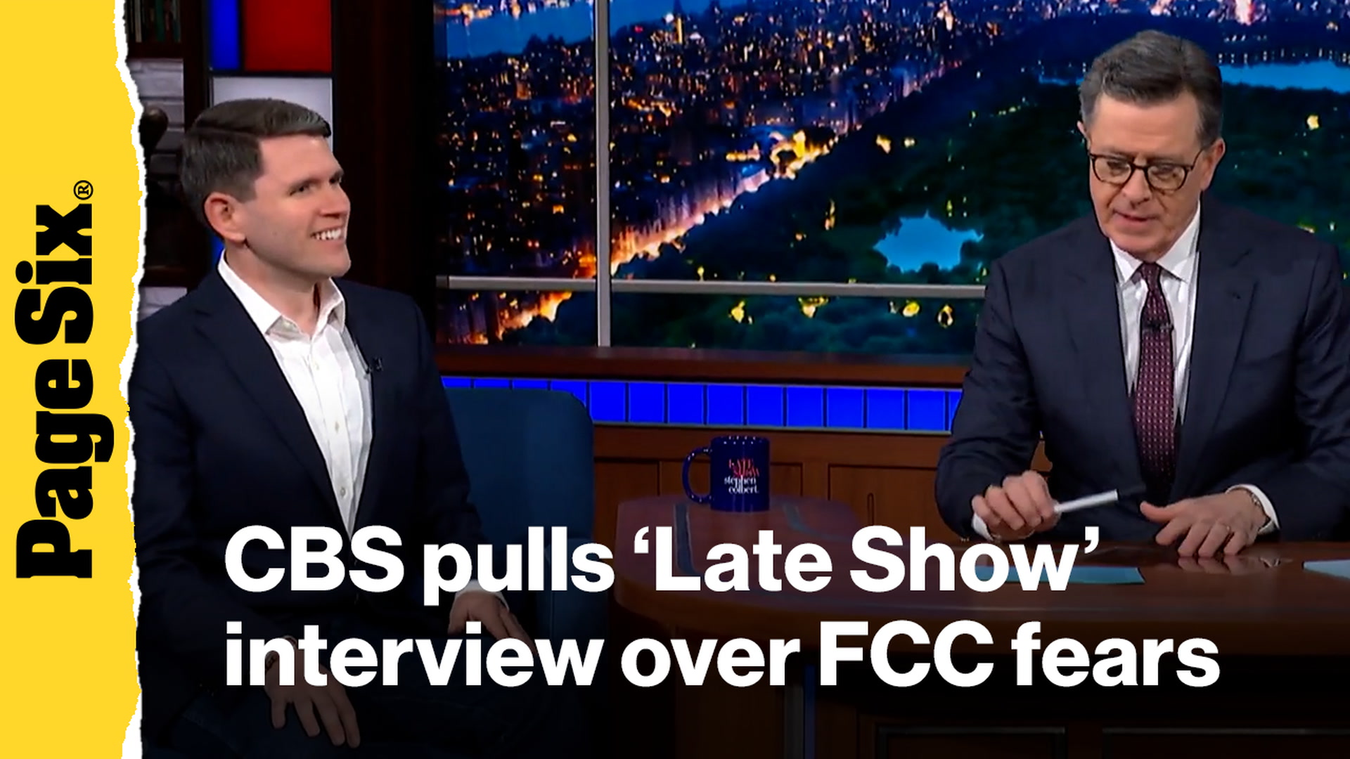 Video thumbnail for Colbert chaos! CBS yanks 'Late Show' interview with Senate hopeful James Talarico amid FCC fears