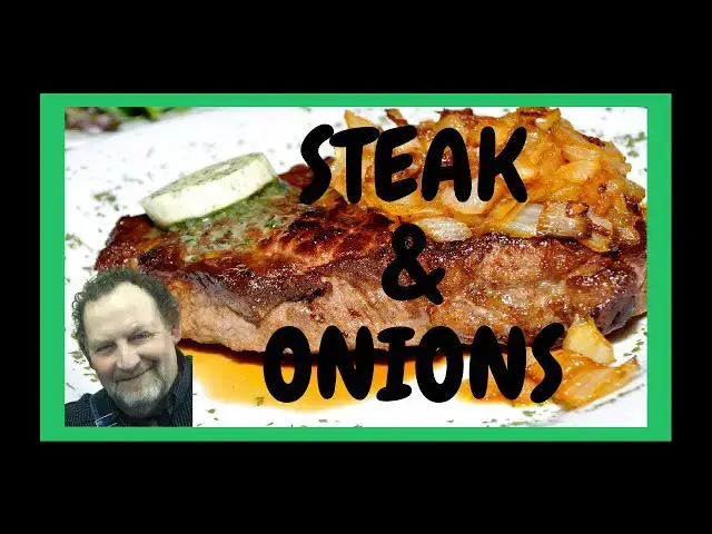 Video thumbnail for Cast Iron Steak With Onions (Ribeye Cooked In An Iron Skillet)