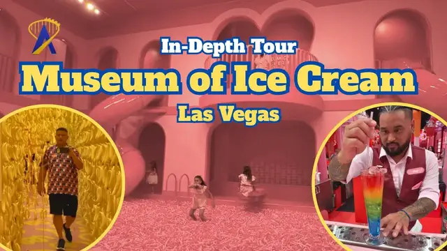 Video thumbnail for World's Largest Ice Cream Museum is OPEN in Las Vegas! (Unlimited Scoops)