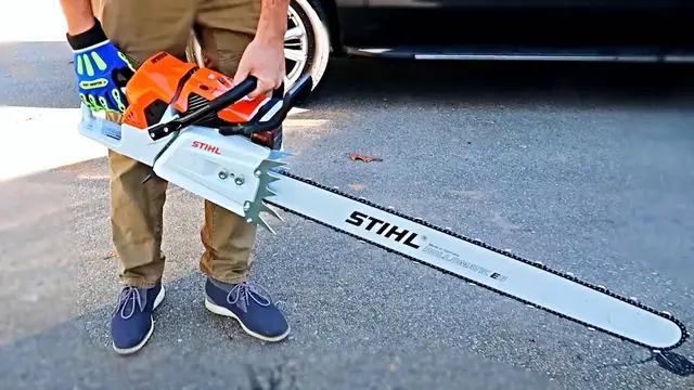 'Video thumbnail for Most Powerful STIHL Chainsaw Ever Made'