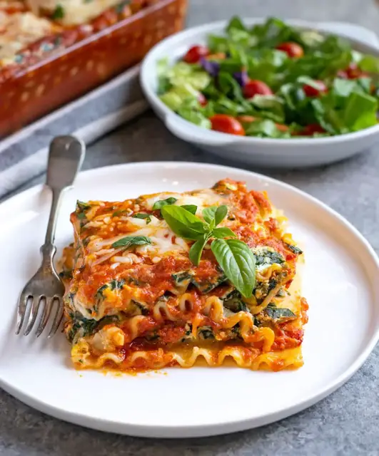 Video thumbnail for Homemade Lasagna with Spinach and Ricotta