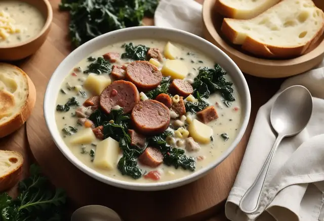 Video thumbnail for Olive Garden-Style Zuppa Toscana