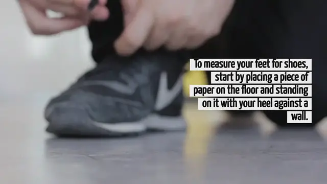 Video thumbnail for How To Measure Your Feet For Shoes