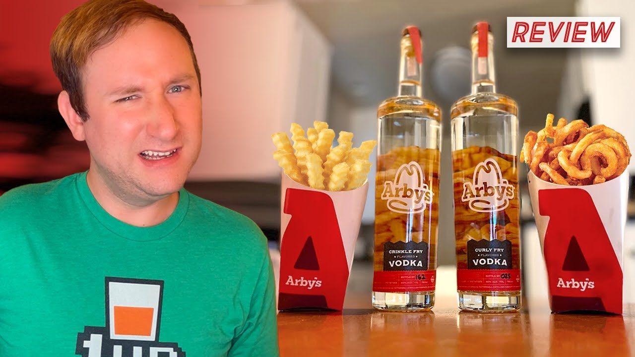 Video thumbnail for Arby's Vodka Review - Crinkle Cut & Curly Fry Flavored Vodka Taste Test