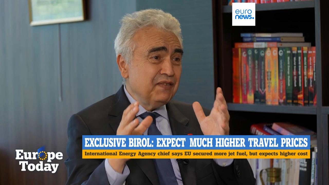 Video thumbnail for Exclusive: IEA chief Birol warns Europe easing Russian energy sanctions would be 'major mistake'