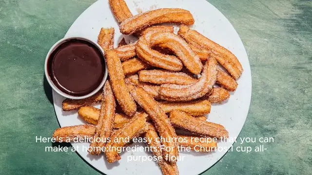 Video thumbnail for Churros recipe