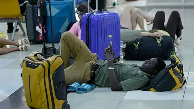 'Video thumbnail for Passengers stranded at Tanzanian airports as contested election disrupts air travel'