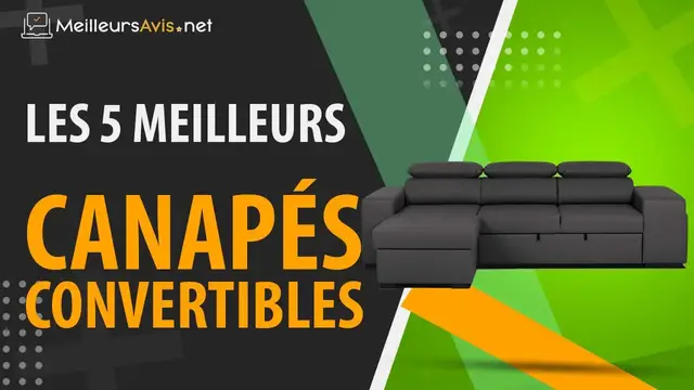 Video thumbnail for ⭐️ MEILLEUR CANAPÉ CONVERTIBLE - Avis & Guide d'achat (Comparatif 2022)