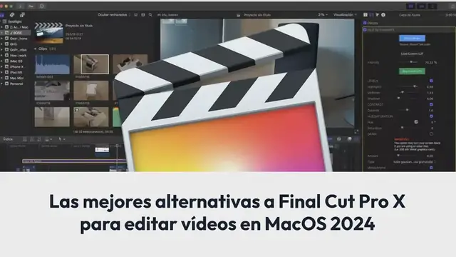 Video thumbnail for Las mejores alternativas a Final Cut Pro X para editar vídeos en MacOS 2024
