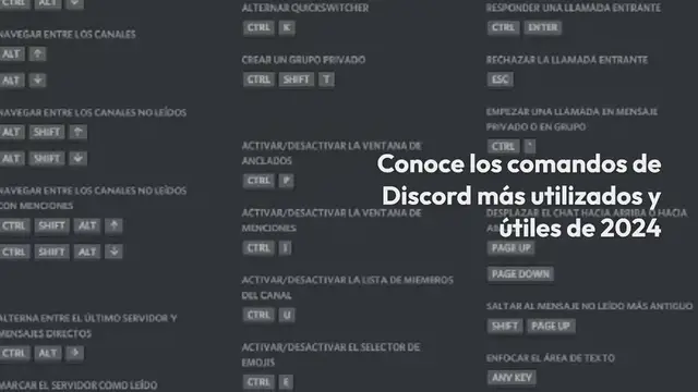 Video thumbnail for Conoce los comandos de Discord más utilizados y útiles de 2024